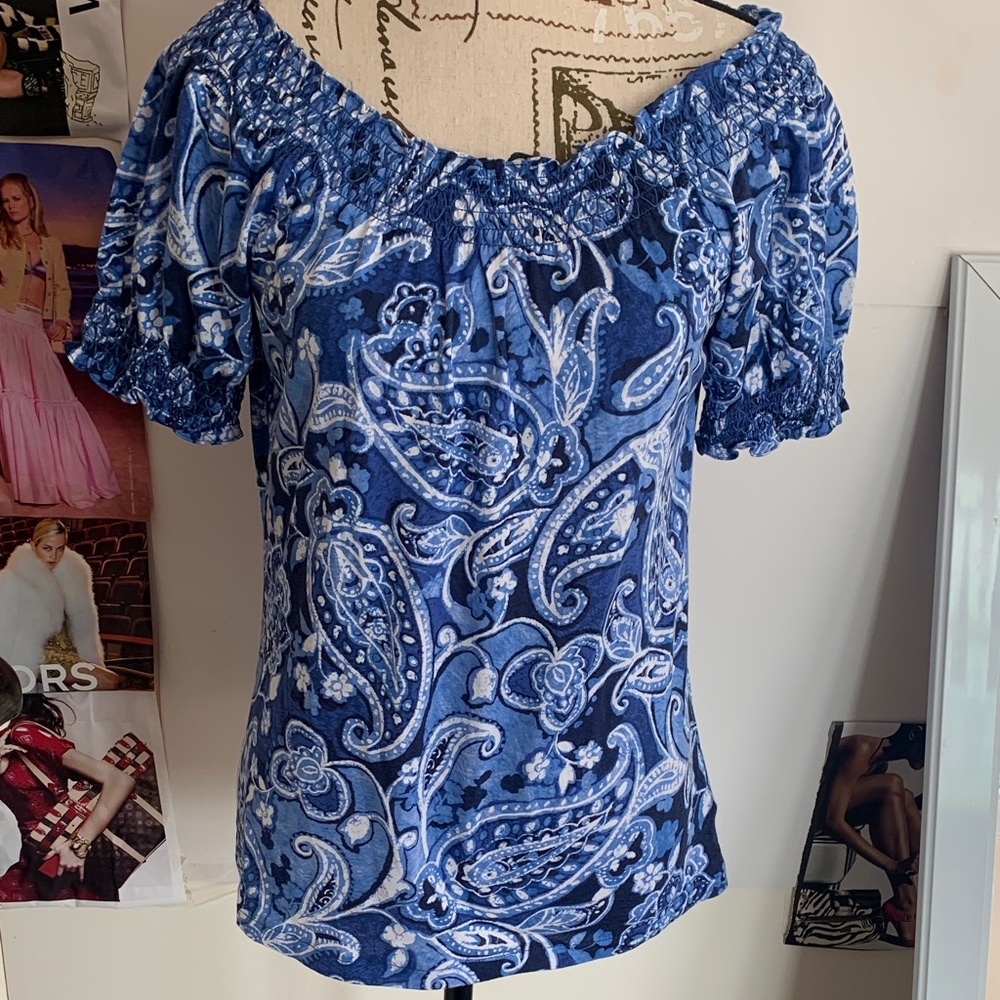 Ralph Lauren Off-Shoulder Top